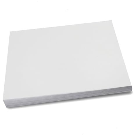 PLAFOPE 5 leeres Trennpapier Aufkleber Antihaftpapier Weiß