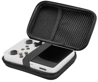 Zhixteu Carrying Case for Powkiddy RGB20S, Handheld Game Console Storage Bag Anti-Scratch Protective Cover EVA Hard Shell for Powkiddy RGB20S