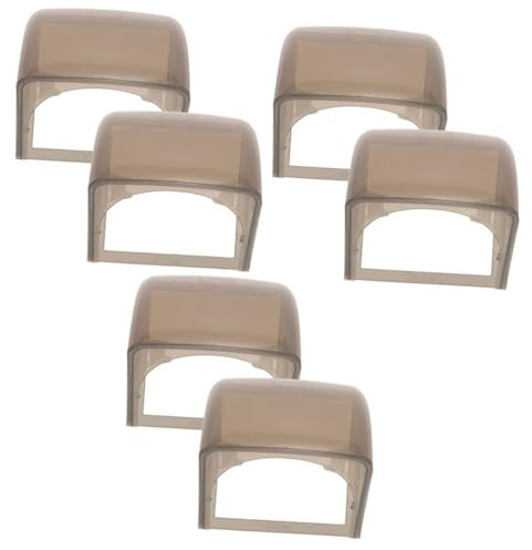 Milisten 6stücke Wasserdichte Steckdosenabdeckung Wetterfester Schutz Für Außensteckdosen Robustes Und Langlebiges Gehäuse Für Garten Balkon Und Außenbereiche