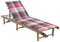 Xichuzi Garten-Sonnenliege mit Auflage Bambus, Gartenliege, Liegestuhl, Sonnenstuhl, Sonneninsel Outdoor, Liegen, Gartenmöbel, Bäderliege, Relaxliege - 3061645