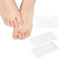 DANNI & TONI Semi Cured Gel Nail Strips(Crystal Clear),Pedicure Nail Stickers Salon-Quality Polish Strips Manicure Stickers Set,Gel Wraps for Toenail 37Pcs