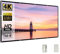 Outdoor Projector Screen, Portable Projector Screen Reflective Fabric Cloth 3D HD Projection Curtain 60 72 84 92 100 120 150 Inches Home Outdoor(150 inch)