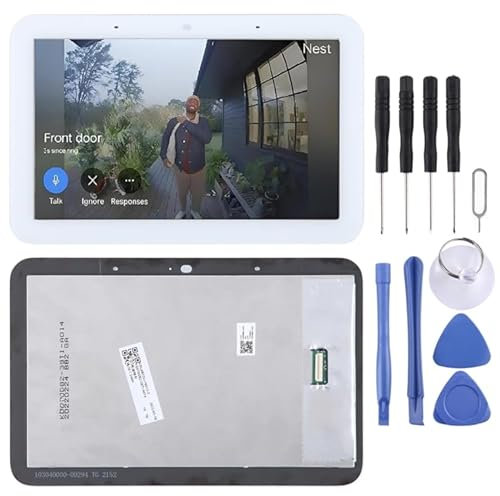 KXPASUKOJX LCD Screen for Google Nest HUB Gen2 LCD Screen with Digitizer Full Assembly
