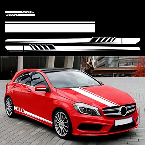 BLAJR Racing remsor bildekalset, 5 stycken, vinyldekoration för backspegel, motorhuv, dörr, universell för bil, SUV, lastbil (kvinna)