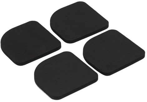 Pied Machine A Laver Tapis antidérapant en mousse EVA for Machine à laver, 4 pièces, coussin d'absorption des chocs, silencieux, en coton, for appareils ménagers et meubles