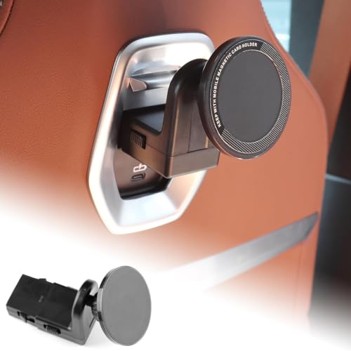 KUNGKIC Car Tablet Holder Tablet Holders for BMW X3 X5 X6 I20 G05 G06 G45 G60 G61 G70 Mag-Safe Car Mount Mobile Phone Holder Magnetic Car Phone Holder Headrest Universal 360° Rotation Table