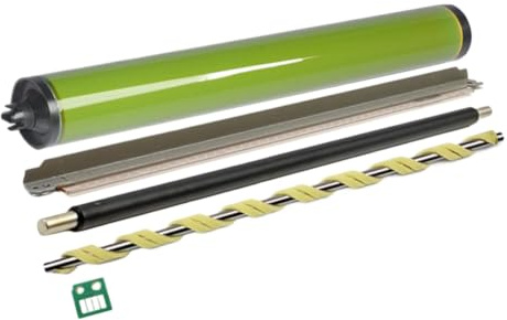 WQVXGKTI Trommeleinheit-Umbausatz 013R00674 013R00676, kompatibel mit Versant V80 V180 V2100 V3100 OPC-Trommelreinigung PCR Clean Roller Chip(1Set SA E.EU)