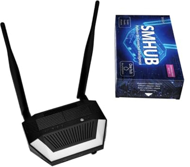 SMLIGHT SMHUB Essential Linux Smart Hub con Quad Radio Zigbee/Thread, Matterbridge, Node-RED, MQTT, PoE, espansione aggiuntiva e automazione completamente locale