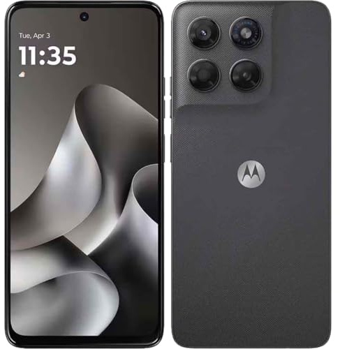 Motorola Moto G47 Dual SIM 128 Go ROM + 8 Go RAM (GSM uniquement, pas de CDMA) Smartphone 5G débloqué en usine (Pantone Impenetrable) - Version internationale