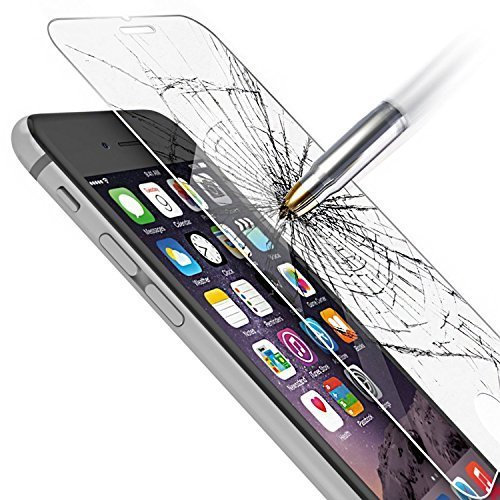 VSHOP ® iPhone 6 / 6S Verre Trempé Protecteur d'écran Protection Résistant aux éraflures Glass Screen Protector Vitre Tempered