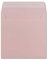 50 Quadratische Brief-Umschläge Rosa - 15,5 x 15,5 cm - 120 g/m² Haftklebung stabile Kuverts ohne Fenster - von Ihrem Glüxx-Agent