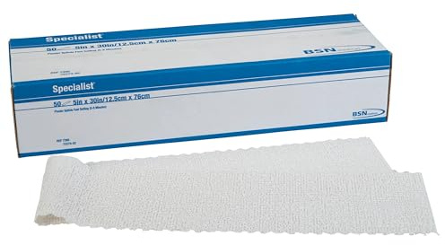 BSN Specialists Plaster Splints, Fast Setting, 5 x 30, Box of 50