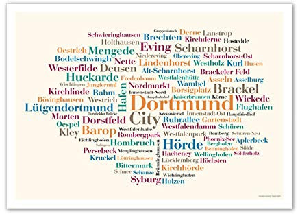 Mini-Poster Dortmunder Orte (DIN A4)