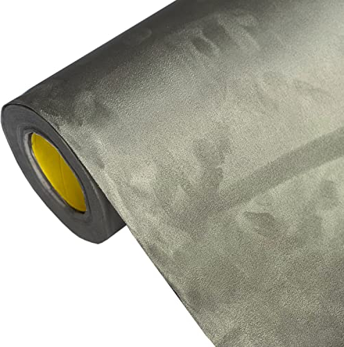 folimac Mikrofaserstoff Folie Selbstklebende Wildleder Optik Autofolie Innenraum Stretch Dehnbar Stoff Velours 36,00€/m² (Grau, 50x142cm)