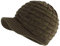 LANGZHEN Unisex Winter Hüte mit Visier Warme Ski Hut Stilvolle Strickmütze für Männer und Frauen (Armee Grün -Melange)
