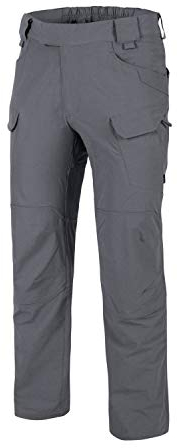 Helikon-Tex OTP Outdoor Tactical Pants - Wasserabweisend - Outback Line - Leichte Wanderhose für Strafverfolgungsbehörden, Arbeitshosen, Grau, 32W / 30L
