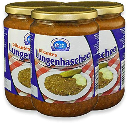 3x 650g pikantes Lungenhaschee (afw) Anklamer Wurstwaren