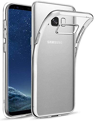 Verco Handyhülle für Samsung S8 Case, Handy Cover für Samsung Galaxy S8 Hülle Transparent Dünn Klar Silikon, durchsichtig