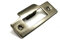 Satin Strike Plate Single Brushed for Mortise Lock or Tubular Latch (Single Strike Plate)
