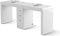 Infinity Double Manicure Table Nail Station with Dust Collector Fan Beauty Desk