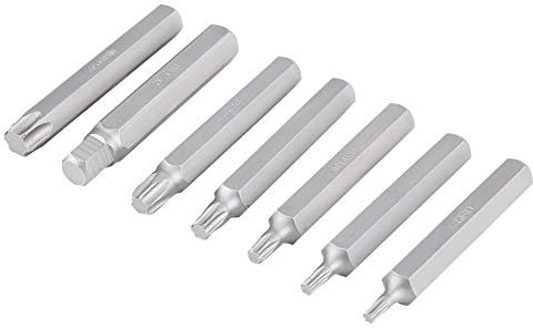 Torx-Steckschlüssel-Schraubendreher-Bit, Stern-Stecknuss und Bit-Satz Stahl Torx Bit Stecknuss Werkzeug 1/2 3/8 Antrieb