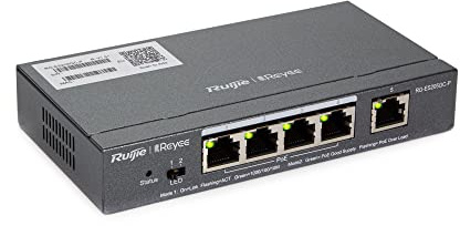 Ruijie Networks RG-ES205GC-P Switch 5 Port Managed L2 Gigabit Ethernet PoE