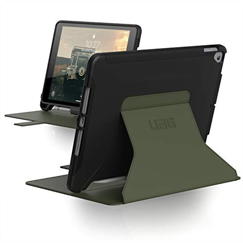 URBAN ARMOR GEAR Protective Case AirPods Max Tasche Nylon, Große Halteschlaufe 12191I114072 Scout Folio - schwarz/Olive