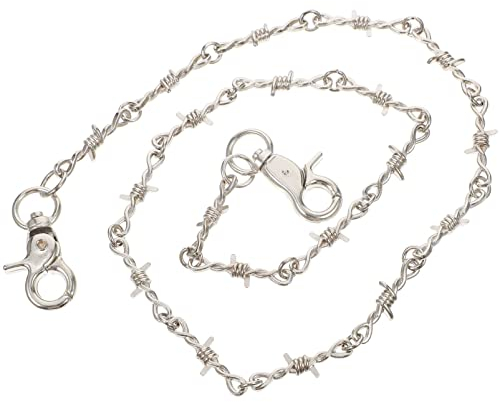 Lurrose Trendige Metall-Jeans Taillenkette Punk Stil Hip-Hop-Hose Kette Kleidung Zubehör
