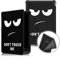 INSOLKIDON Coque pour Pocketbook Touch Lux 4 / Touch Lux 5 / Basic Lux 2 / Touch HD 3 Étui Coque en Cuir avec Support Housse de Protection avec Fonction Sommeil/Réveil Automatique (Œil)