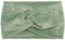 styleBREAKER women velvet-look headband with twist knot, hairband 04026040, Colour:Jade green