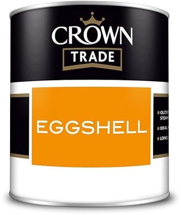 Crown Trade Eggshell White 1 Litre