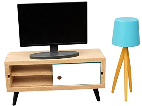 predolo Puppenhaus Hi Schrank Set 1/6 1/12 Fernseher