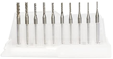 Pcb Corn Milling Cutter 0.8-3.0mm Carbide Tungsten Steel Milling Cutter Circuit Board Engraving Knife Fishtail Milling Cutter