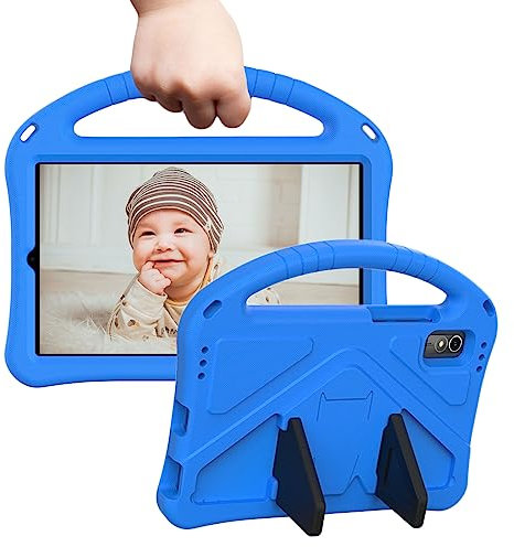 Tading Kids Case for 9 Inch Lenovo Tab M9 2023 Released Tablet, Children Friendly EVA Foam Protective Stand Handle Cover for Lenovo M9 9 Tablet - Blue