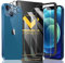 JZG 2 Pièces Verre Trempé pour iPhone 14 Pro Max 5G avec 2 Pièces Caméra Arrière Protecteur, 9H Dureté, Anti-Rayures, Sans Bulles Film Protection écran avec iPhone 14 Pro Max 5G-C