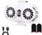 Serveyou 5pcs/Set Phone Cooler for Gaming,Phone Cooling Case,Cooling Fan,Universal and Low Noise,Cool Down Quickly,Compatible with Most Type Smartphone(White)