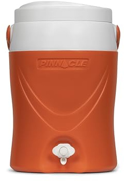 Pinnacle Unisex-Adult Platino 2 Gallon Orange Isolierter Getränkebehälter, 8 Liter