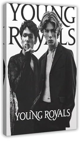 AAVEDA Tv Young Royals 13 Leinwand-Poster, Schlafzimmer-Dekor, Sportlandschaft, Büro, Raumdekoration, Geschenk, Rahmen-Stil, 60 x 90 cm