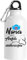 Atspauda Nurses Are Angels With Stethoscopes - Botella de agua turística, color blanco