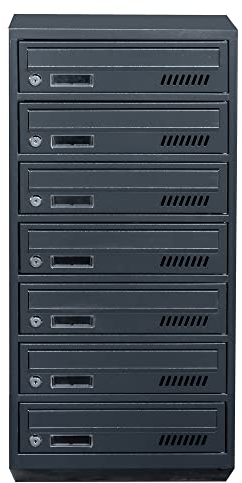 Generic 7er Briefkastenanlage Euro GDS7 RAL 7016 Postkasten Postfach