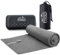 Miqio Sport | Mikrofaser Handtuch mit Struktur inkl. praktischer Aufbewahrungsbox | Ultra leicht und schnelltrocknend | 90x200cm | Reisehandtuch, Strandtuch, Badetuch | für Sport, Fitness, Freizeit