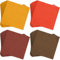 Resinta Cocktail-Servietten, für Erntedankfest, Herbstfarbe, Einweg-Servietten, 4 Farben, Rot, Orange, Gelb, Grün, 120 Stück
