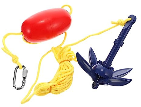 GAROZATION 1 Ensemble de 4 Ancres Pliables en Alliage D'aluminium pour Kayak Et Canoë pour Équipement de Pêche Ancres Métalliques