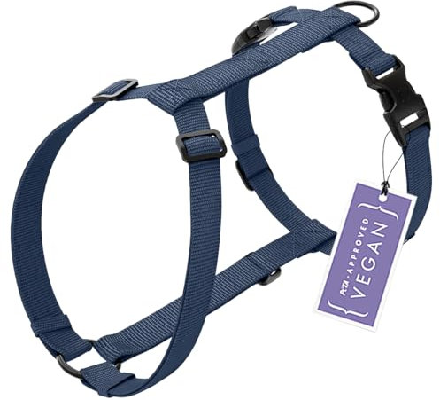 STUCH - Hundegeschirr Vegan PureControl - verstellbar, Farbe:Dunkelblau, Größe:L