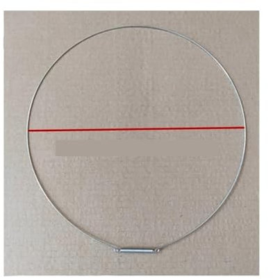 Anneau de retenue de joint de démarrage de Machine à laver, for tambour, accessoires de machine à laver, joint de porte en aluminium, vis à ressort, pince en fil d'acier(Diameter32-33cm)