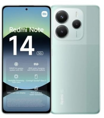 Xiaomi Redmi Note 14 5G 6.67-5G 8GB/256GB Verde