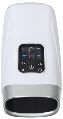 Handmassagegerät mit Wärme und Kompression, Einstellbare Temperatur und Zeit, Rollknetmassage Thermotherapie zur Linderung von Arthritis- und Karpaltunnelschmerzen