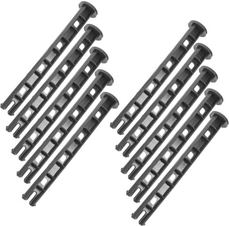 CIYODO 10pcs Wheelie Bin Clamp Lid Hinge Pins Trash Can Lid Latch Connecting Pins Trash Can Supplies Easy Installment for