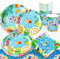 BACH AND BOOZY 51 pcs forniture per la festa in piscina piatti per feste in spiaggia tovaglioli tovaglia per festa in piscina bomboniere per in spiaggia