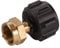 HIAKDOFT Adapter für Lb Propantank Sicherer Metalladapter mit Überfüllschutz für Gasflaschen für Camping und Grillen